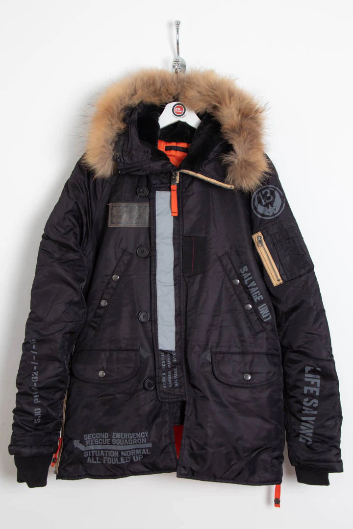 Avirex Quilted Parka Coat (M)