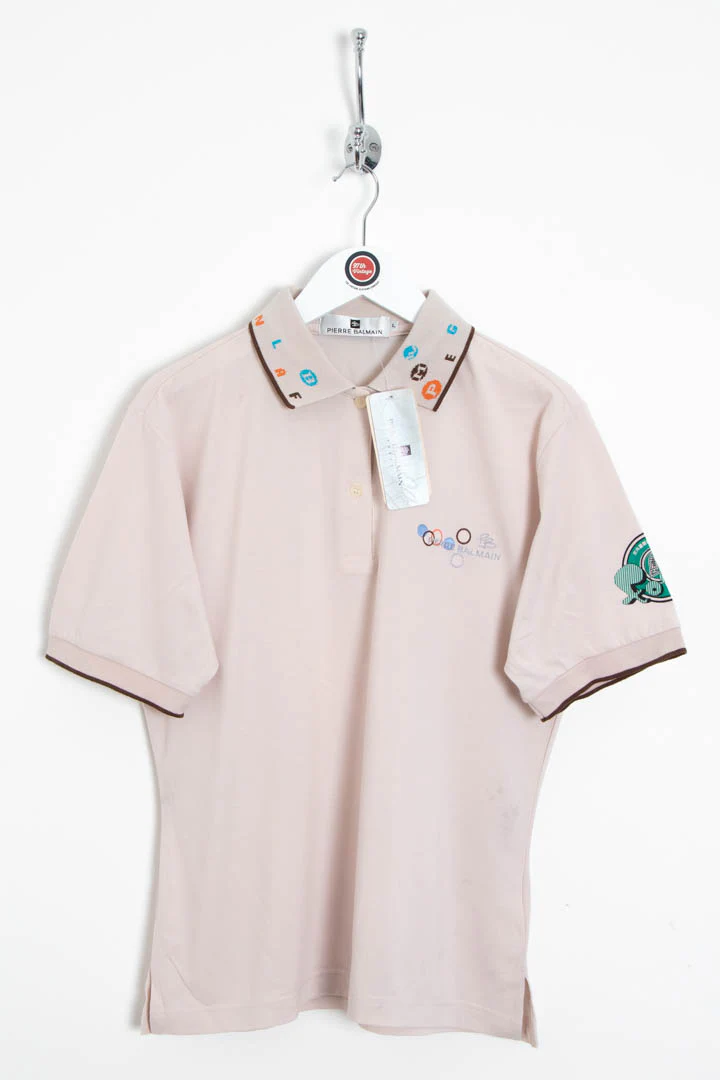 BNWT Women's Pierre Balmain Short Sleeve Polo Shirt (L)