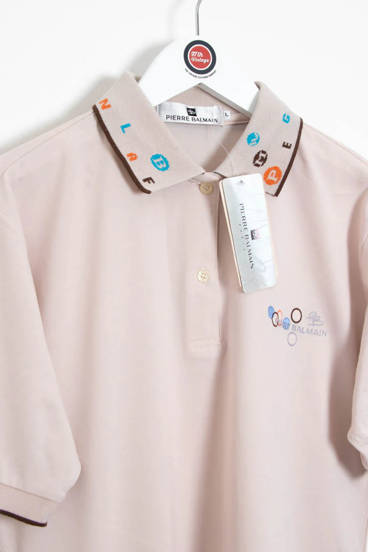 BNWT Women's Pierre Balmain Short Sleeve Polo Shirt (L) - Image 3