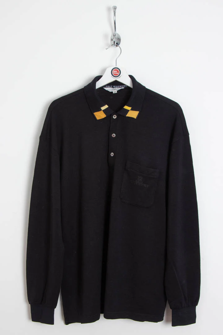 Givenchy Long Sleeve Polo Shirt (L)