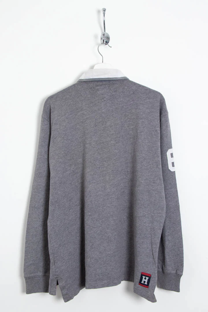 Tommy Hilfiger Long Sleeve Polo Shirt (L) - Image 4