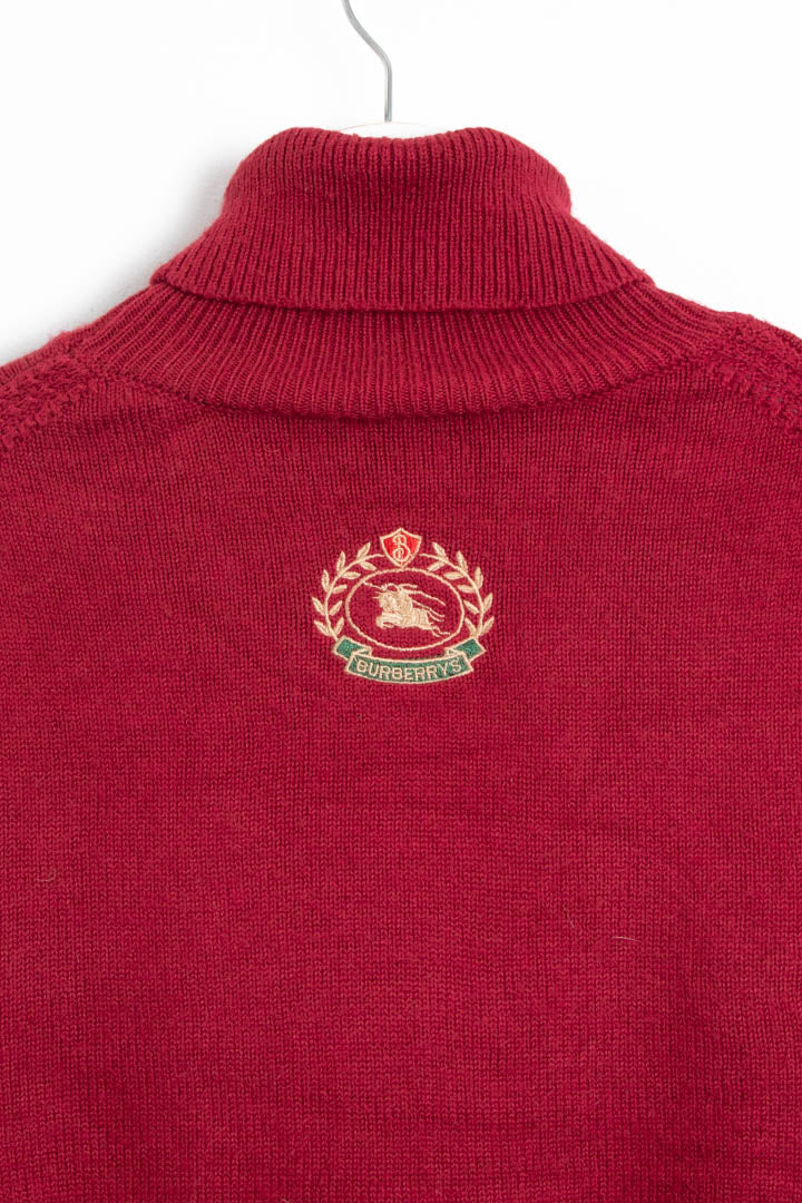 Women's Burberry Roll Neck Knitted Jumper (S) - Image 2